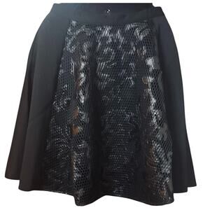 Lucy Paris Lucy & Co Black Circle Skirt sz Small NWT Whimsygoth Fairy‎ Vamp